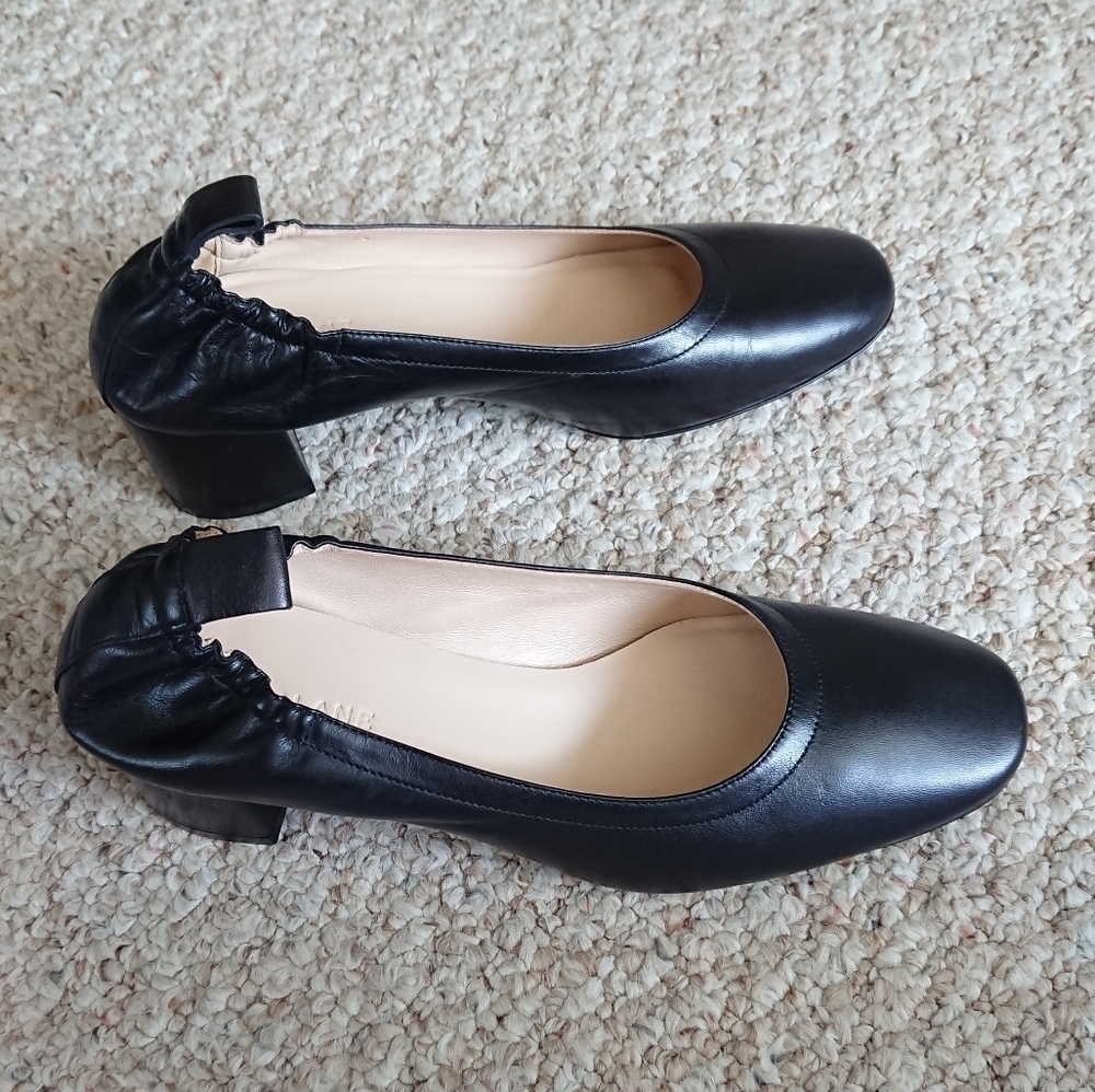 Everlane The Italian Leather Day Heel black size 7